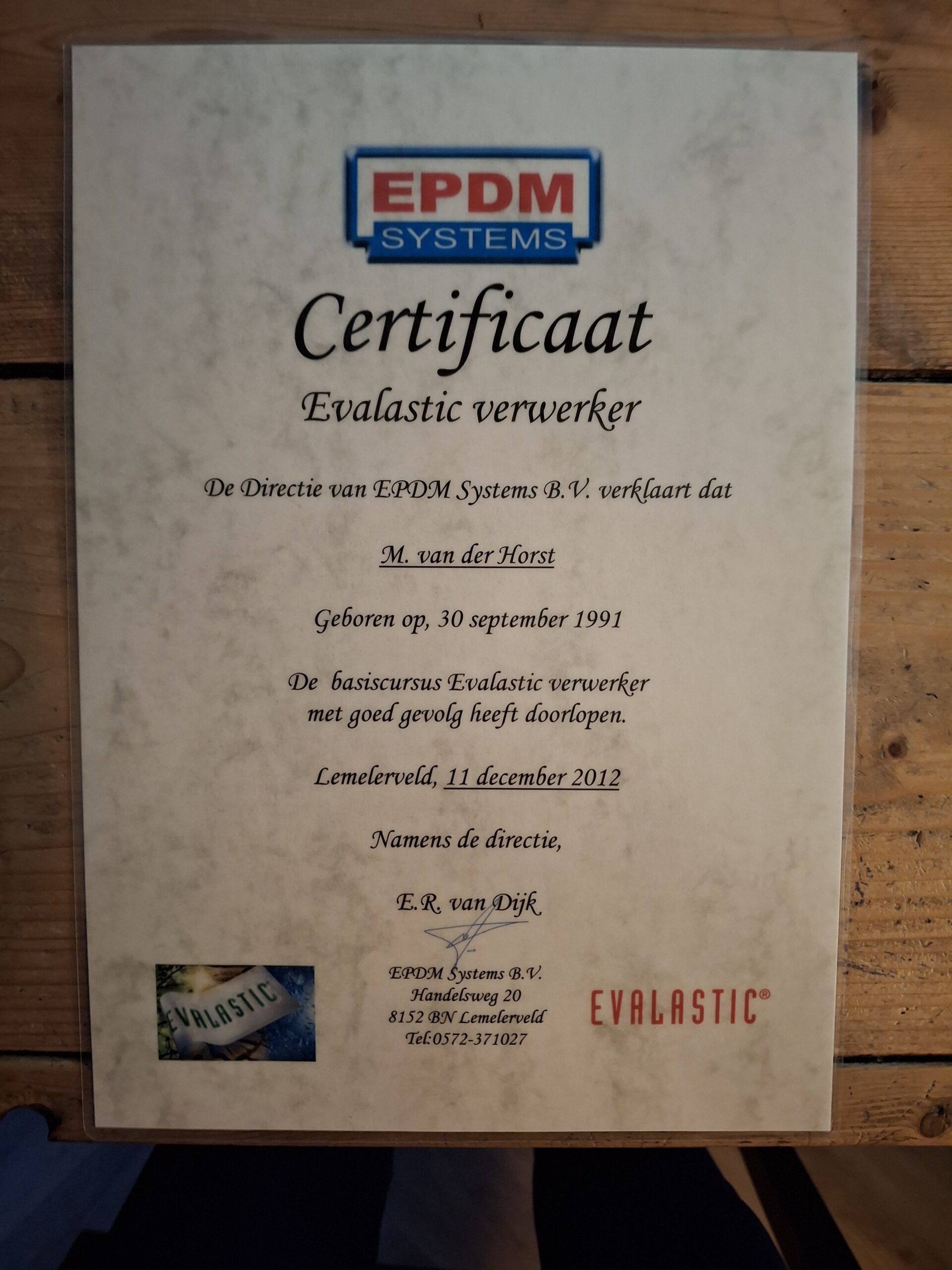 Certificaat 6